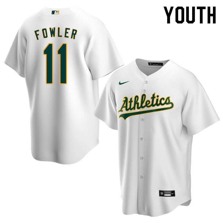 Nike Youth #11 Dustin Fowler Oakland Athletics Baseball Jerseys Sale-White